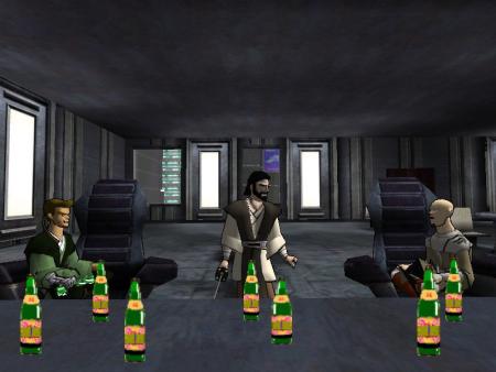 Discution au bar